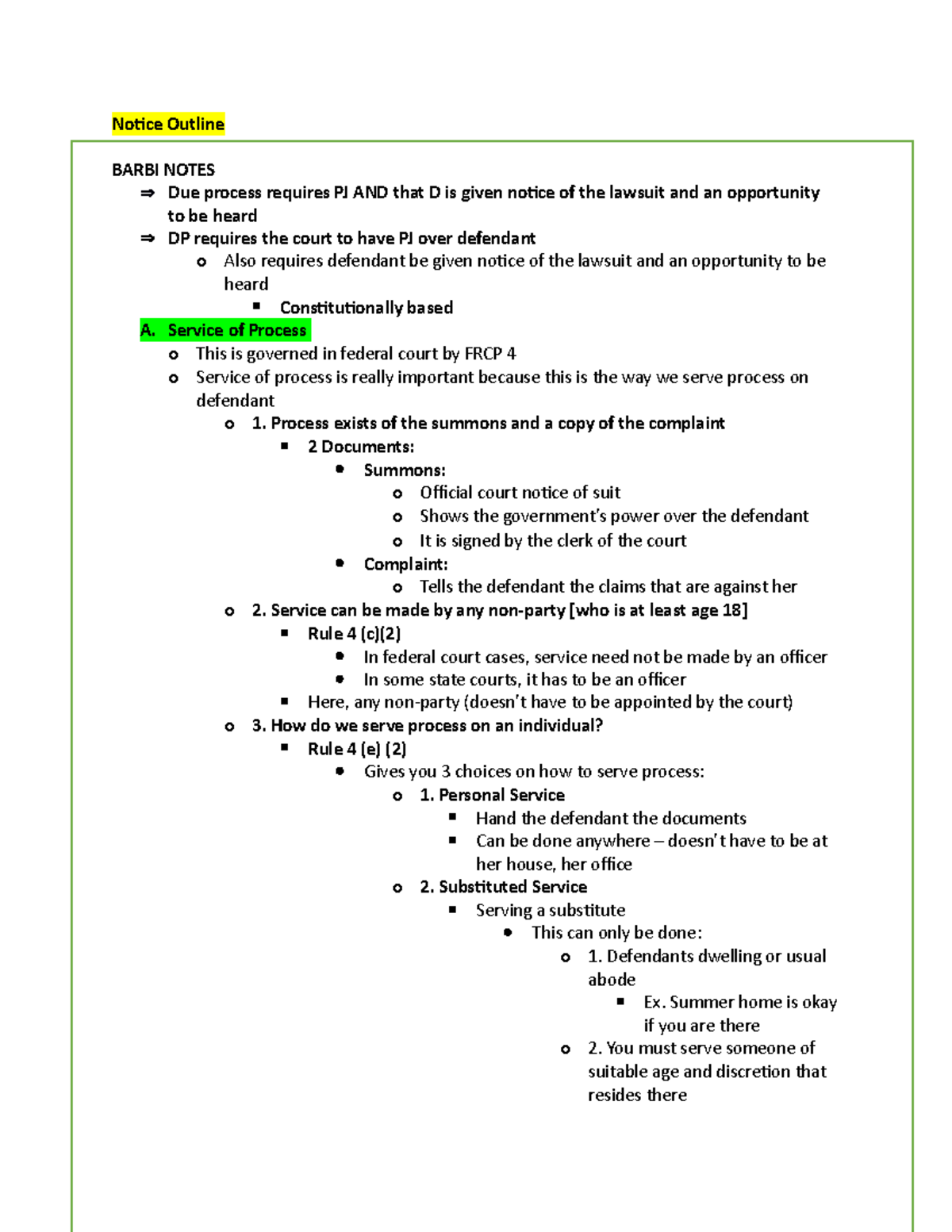 Adjudication & Summary Judgment - Pretrial & Trial Procedures