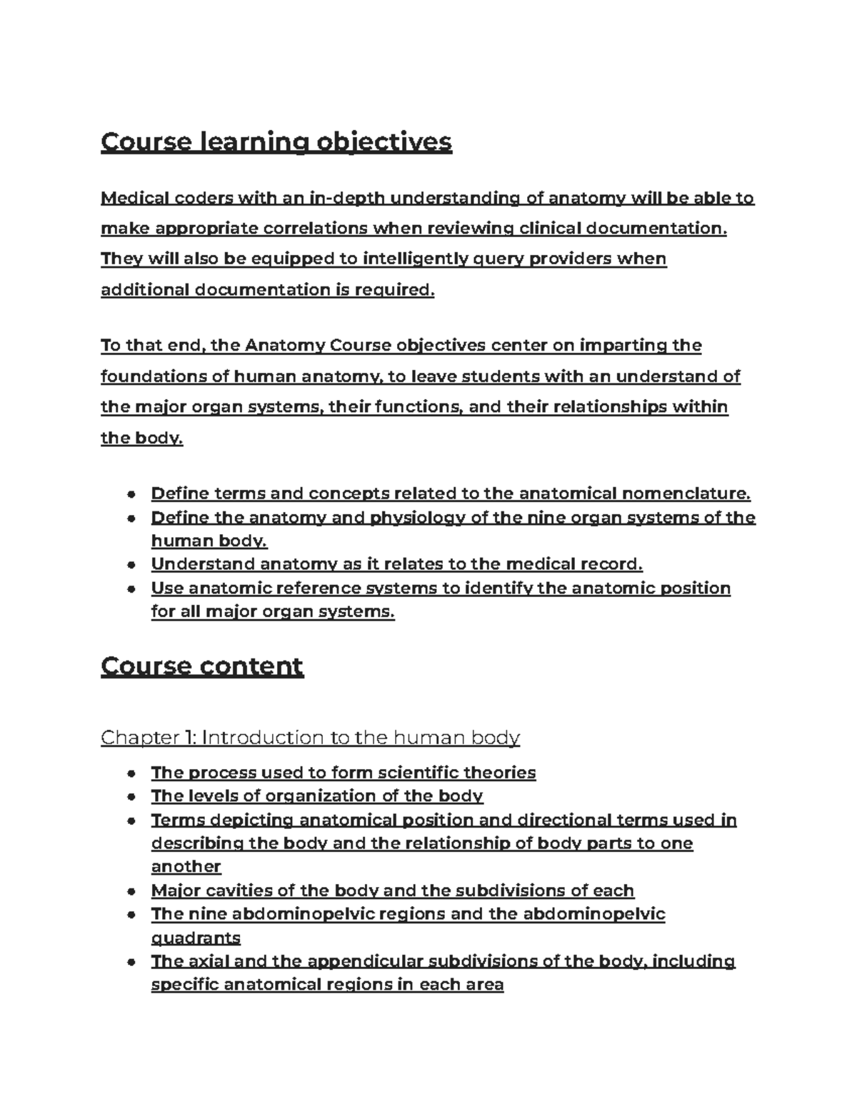 Anatomy-EXAM -1 - EXAM QUESTIONS RELATED TO SUBJECT - Course learning ...