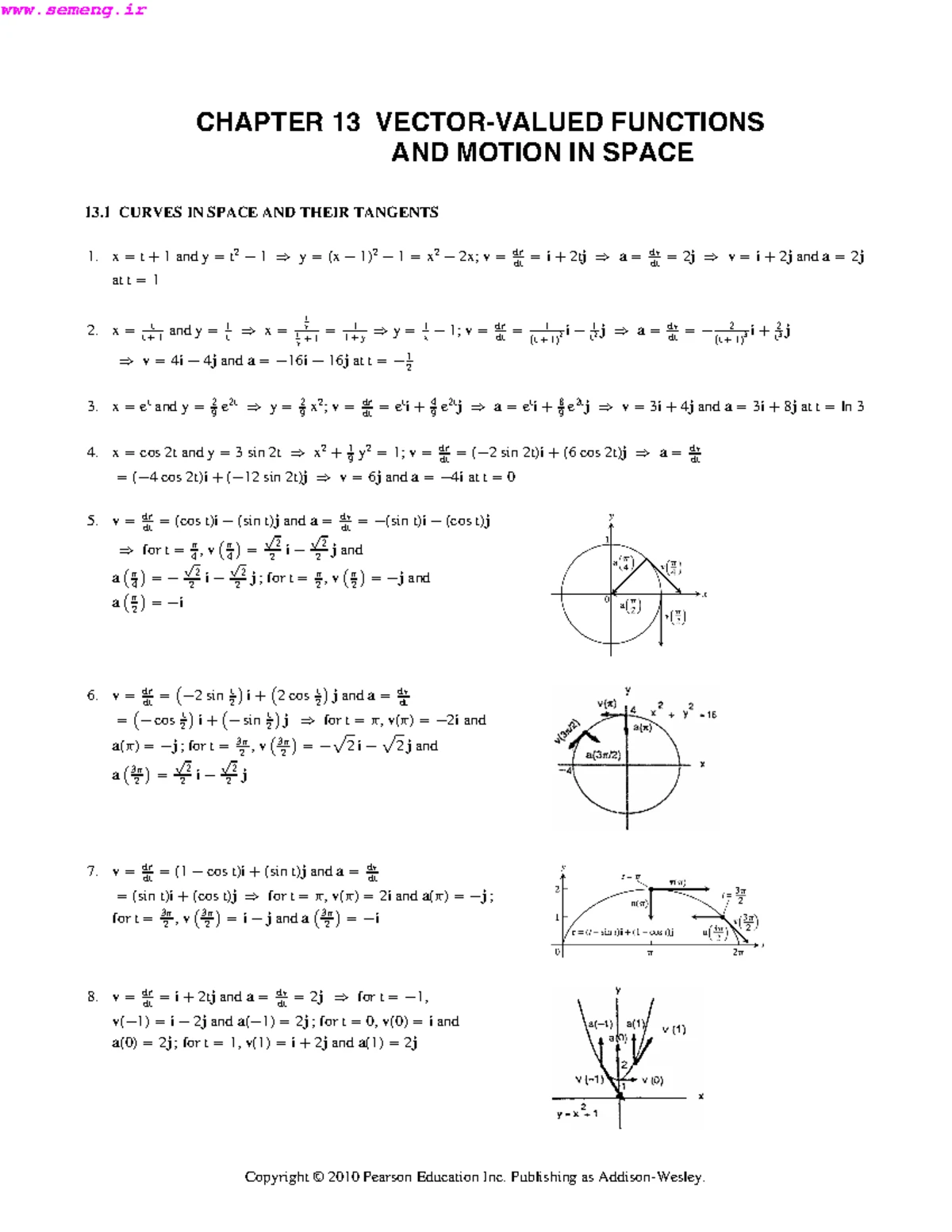 Calculus CH12 solution - CHAPTER 12 VECTORS AND THE GEOMETRY OF SPACE ...
