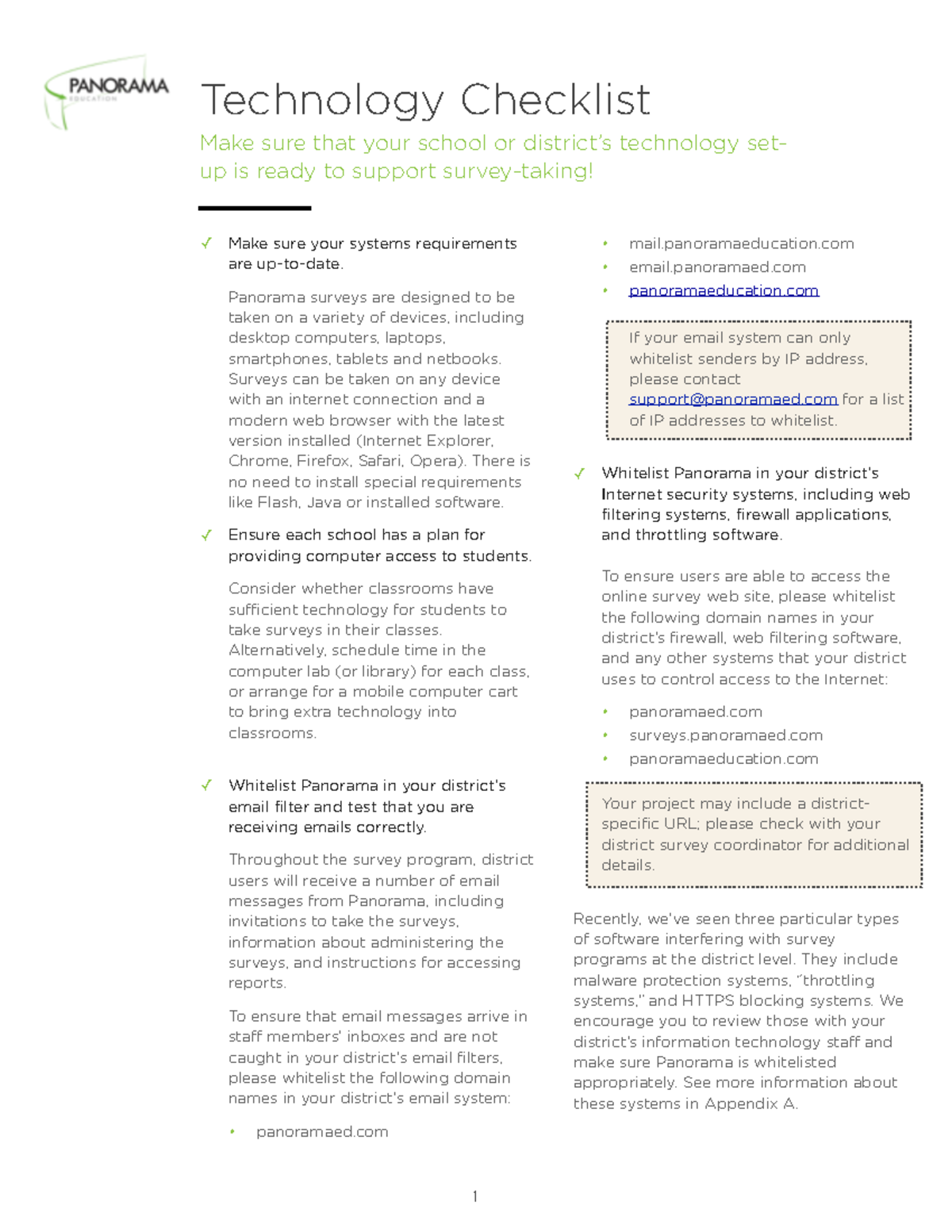 Technology-Checklist - Technology Checklist Make sure that your school ...