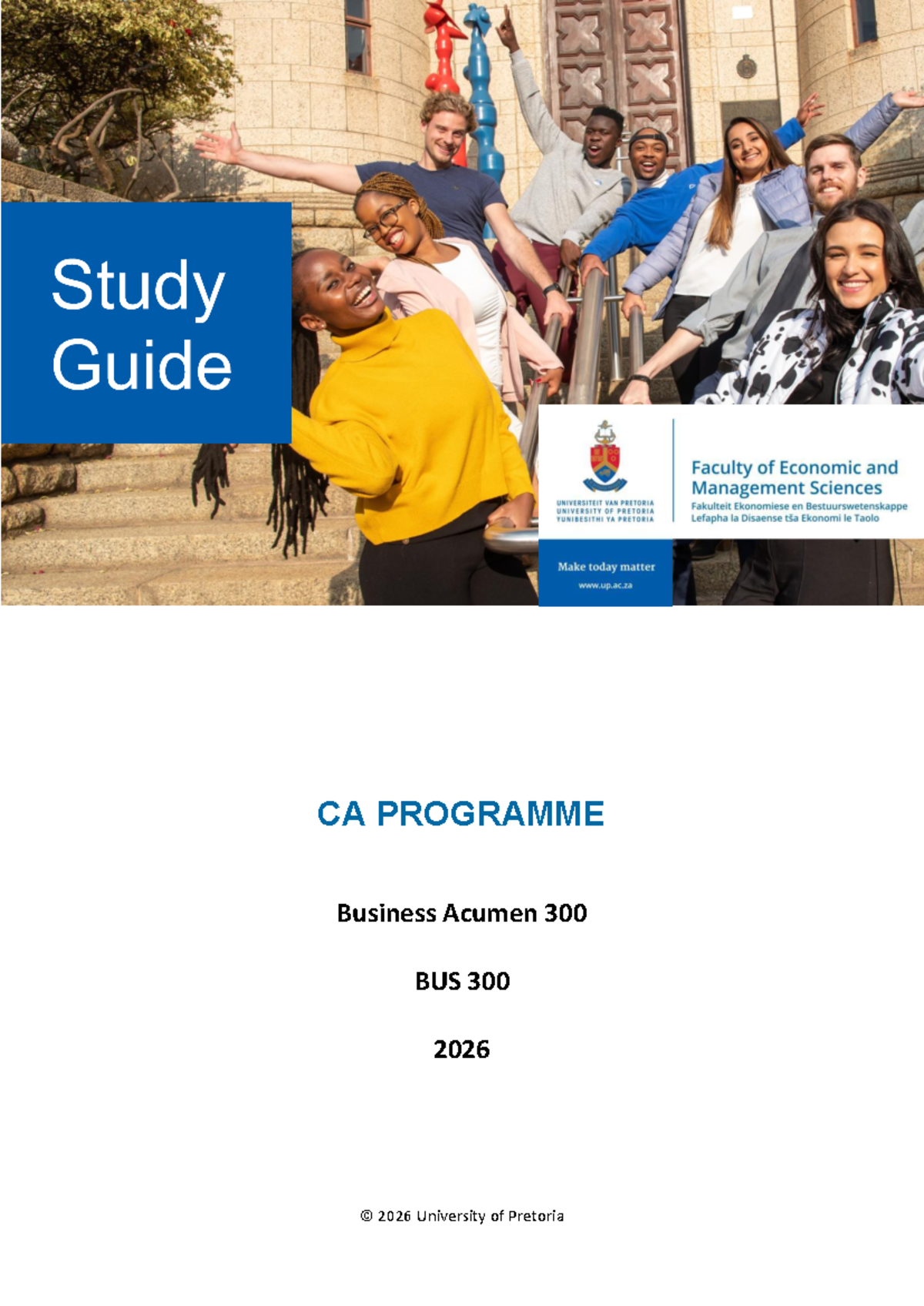 BUS 300 Study Guide: Business Acumen Overview 2026 - Studocu