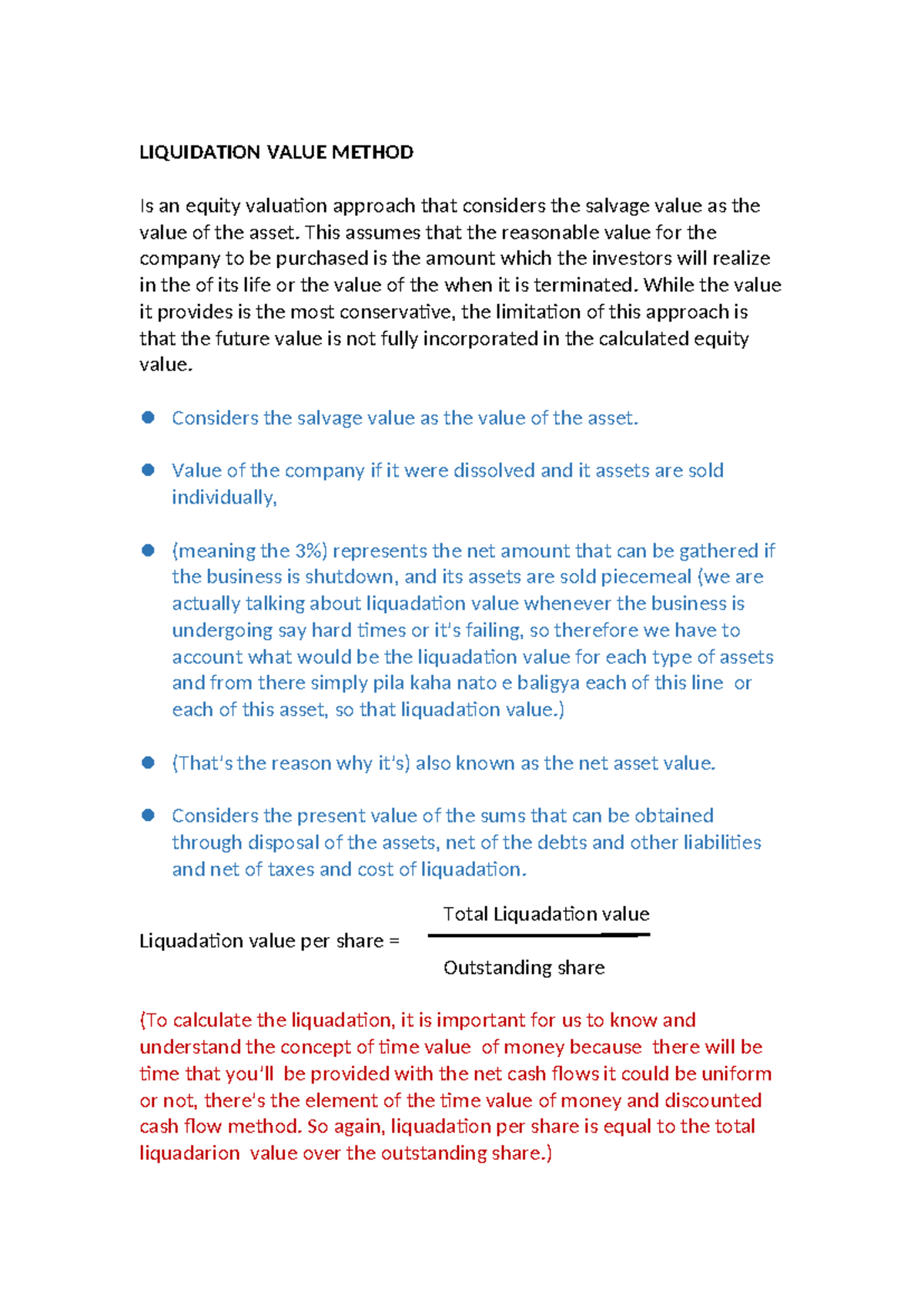 Liquidation Value Method: Understanding Asset Valuation Techniques ...