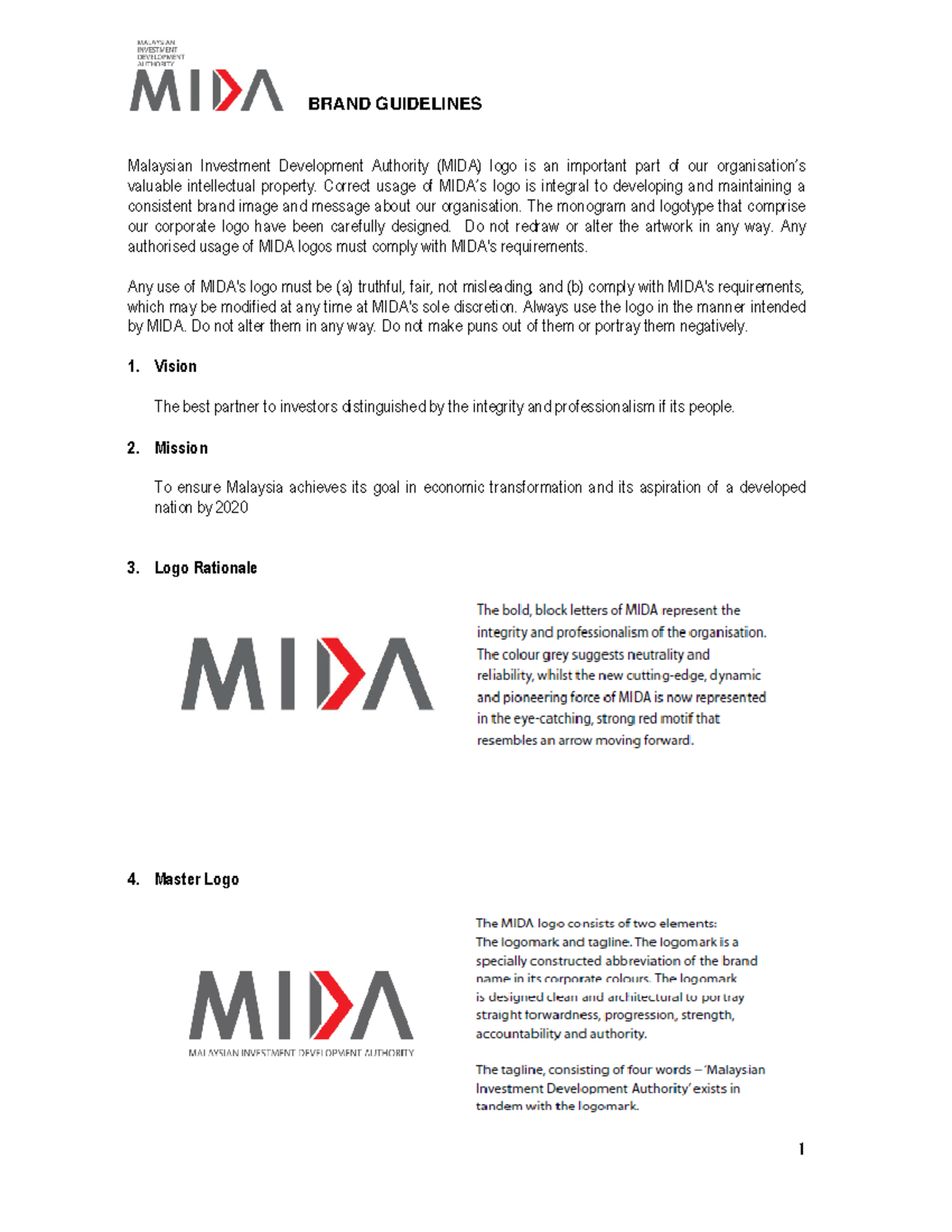 MIDA Logo Guidelines and Brand Usage Best Practices - Studocu