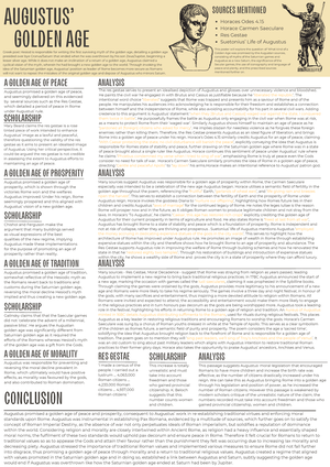 Classical Civilisation - A2 - A Level - Sixth Form (A Levels) - Studocu