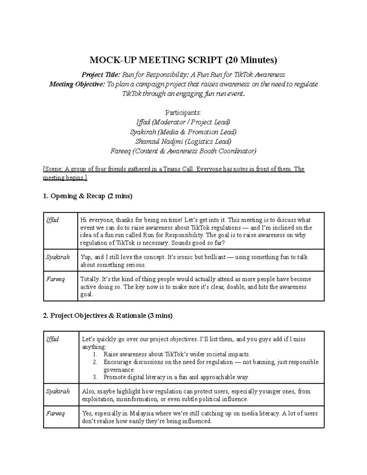 Checklist for Conducting a Meeting: Key Steps and Guidelines - Studocu