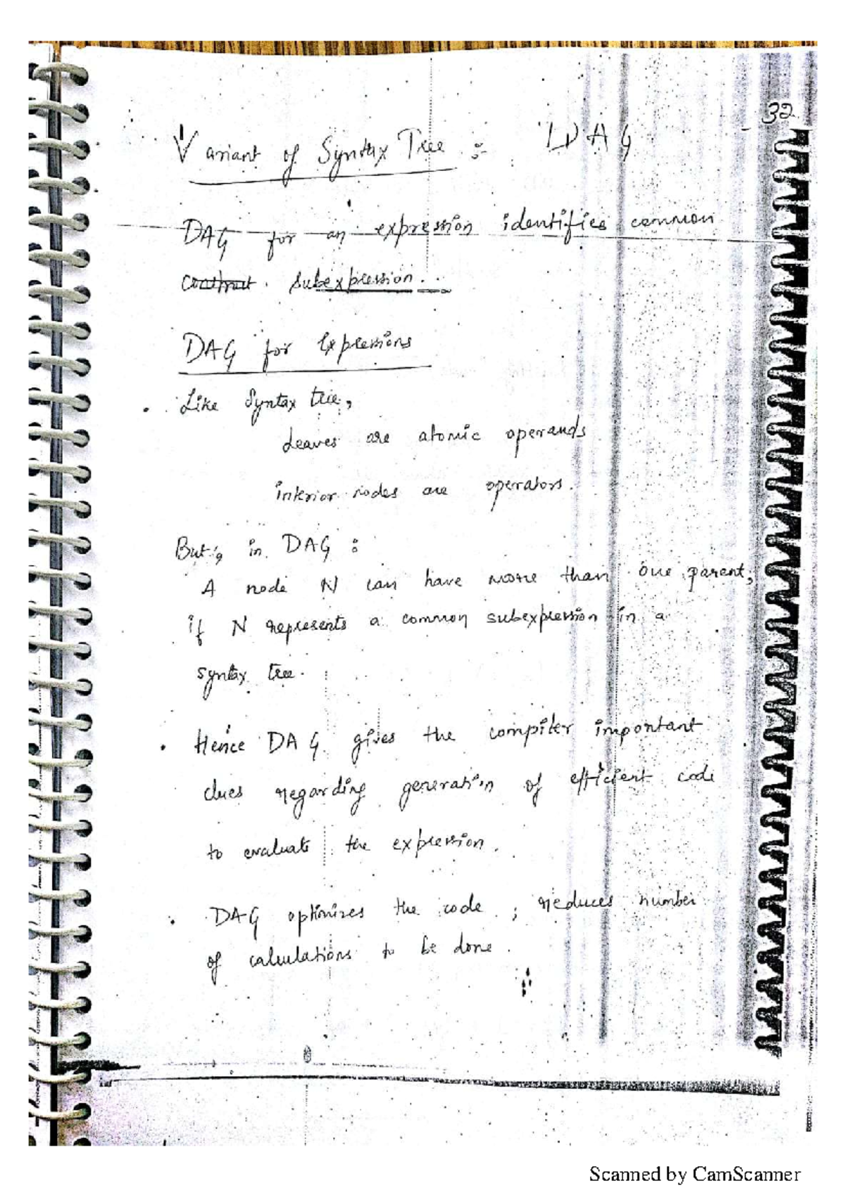 ICG - Intermediate Code Generation Notes for Course O U U U - Studocu