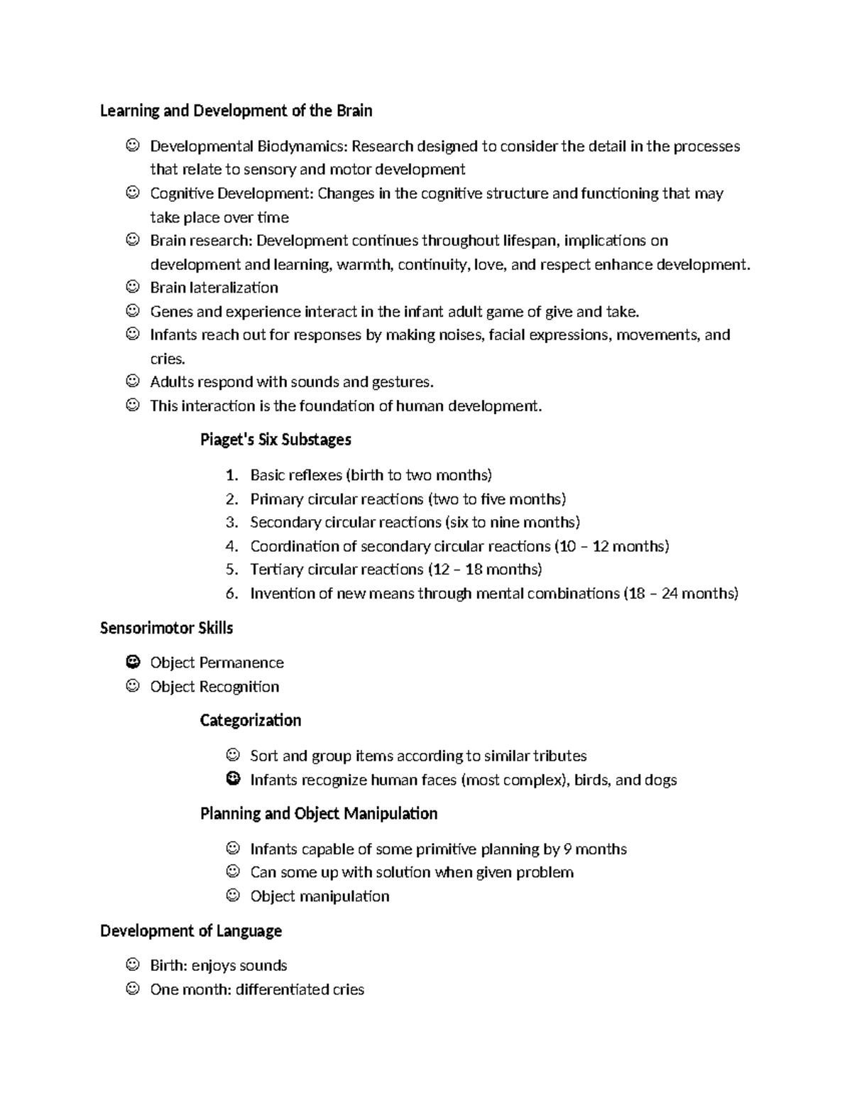 Chapter 6 Summary: Brain Development, Cognitive Growth, and Interaction ...