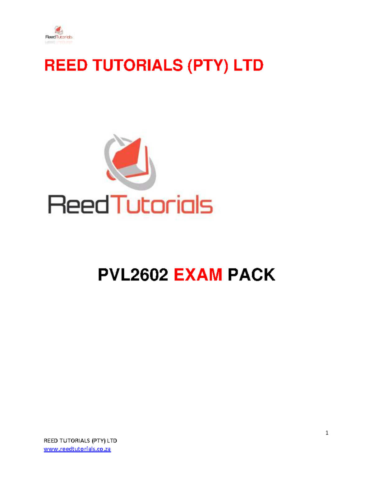 PVL2602 FINAL EXAM PACK - OCT/NOV 2014 Study Notes - Studocu
