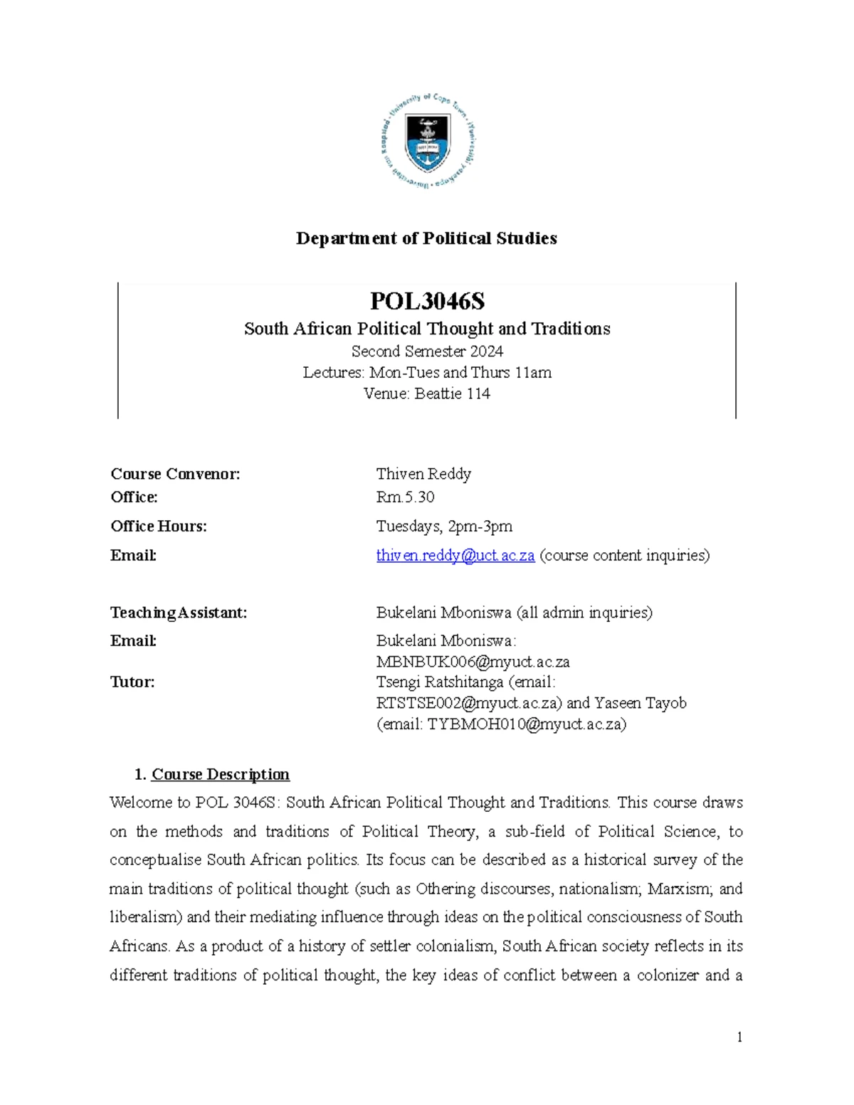 PHI2043F 2025 Course Outline: Business Ethics Overview and Guidelines ...
