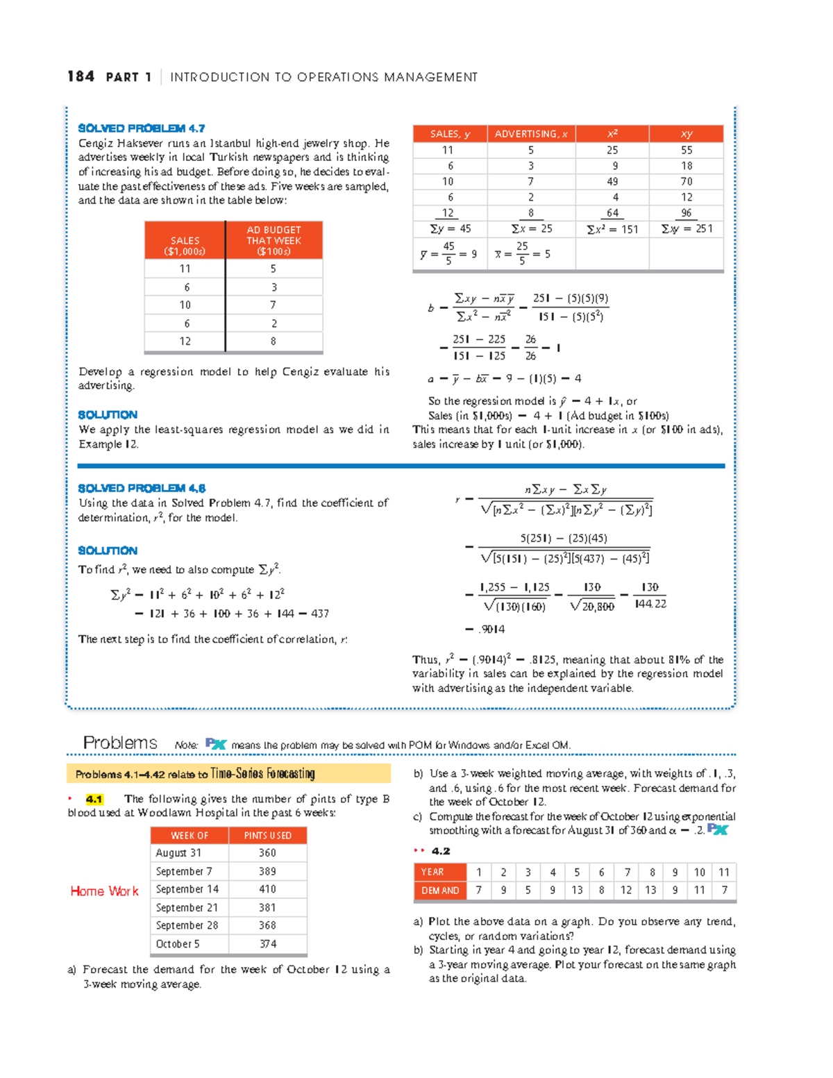 Chapter 3 Forecasting Assignment: Analyzing Regression Models - Studocu