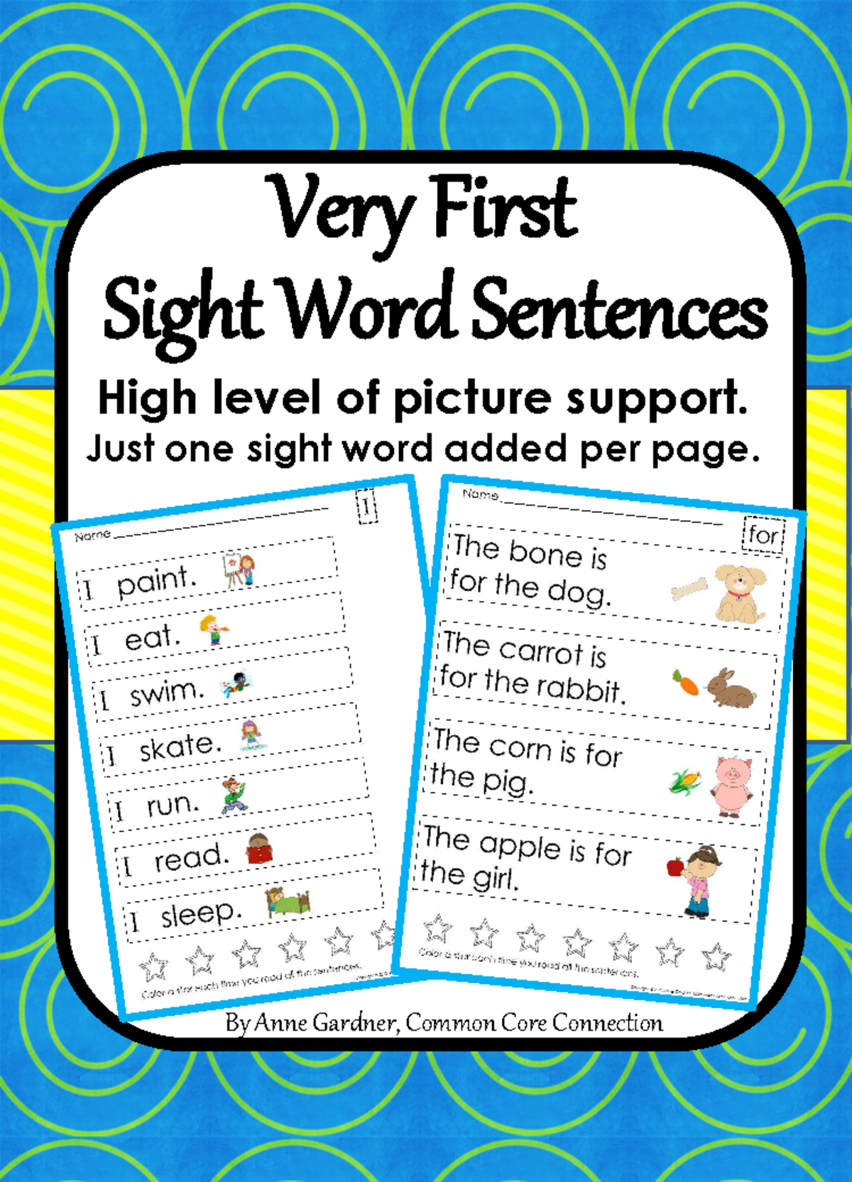 Common Core Connection: Very First Sight Word Sentences Guide - Studocu