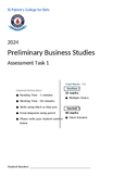 Business Studies Year 11 - Grade: 11 - New South Wales Higher School ...