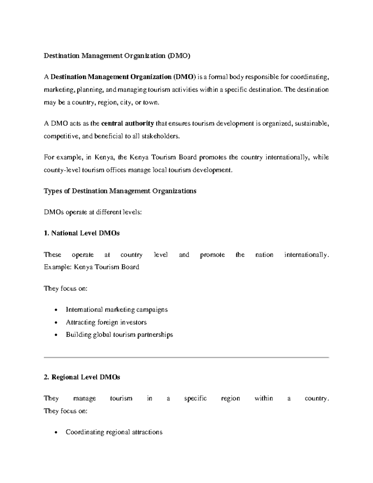 DMO Overview: Functions, Importance, and Types of Destination ...