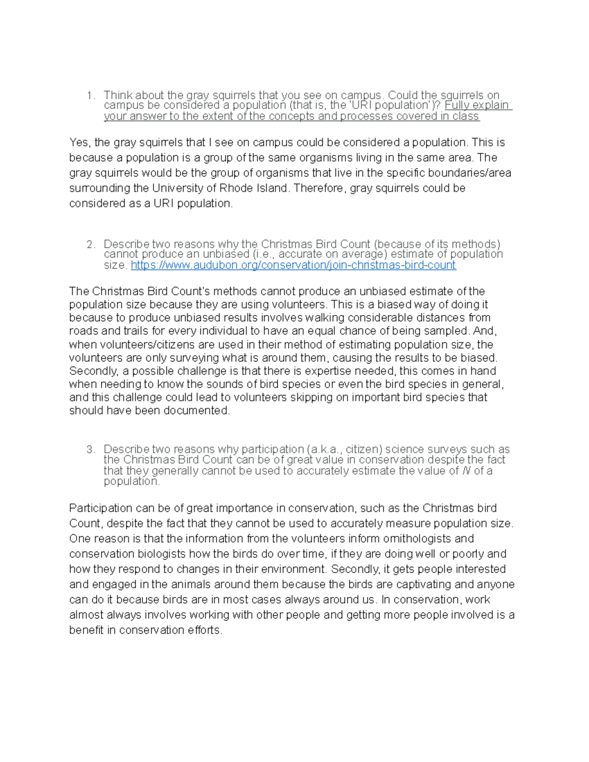 NRS 223 Exam 3 Summary: Population Dynamics and Conservation Insights ...