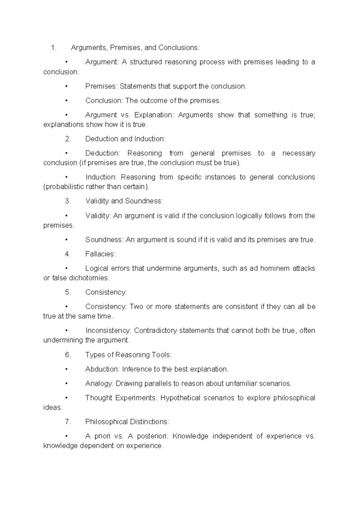 Study Notes 112 - The Ethics Toolkit: Key Concepts & Arguments - Studocu