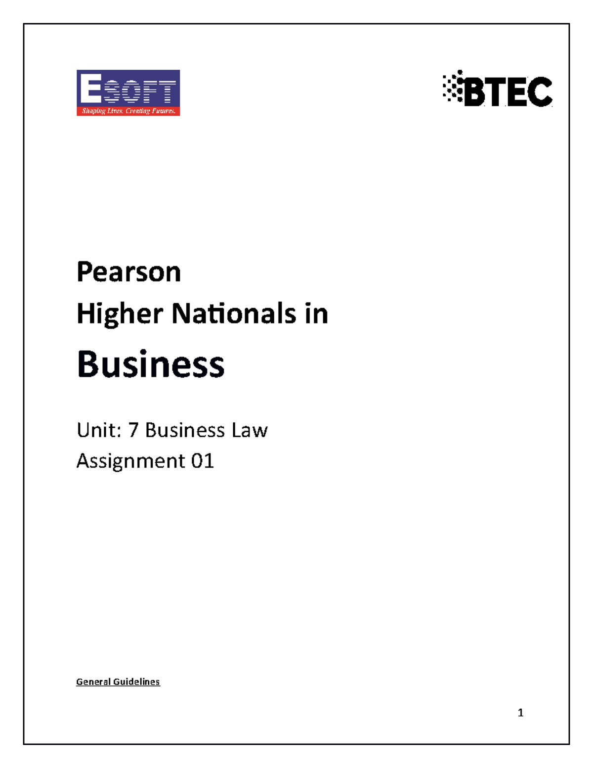Unit 7 Business Law Assignment: Impact of Law on Business Practices ...