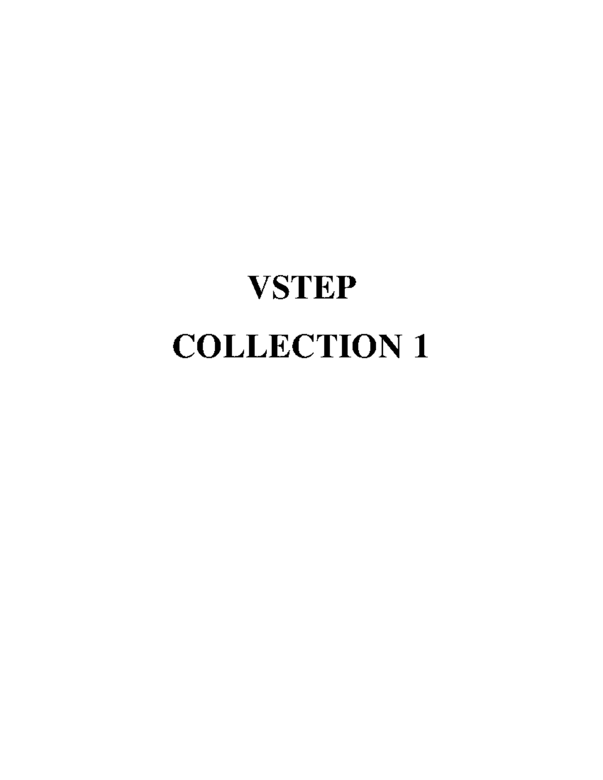 VSTEP COLLECTION MOCK TEST 1-2: NGHE HIỂU VSTEP 35 Questions - Studocu