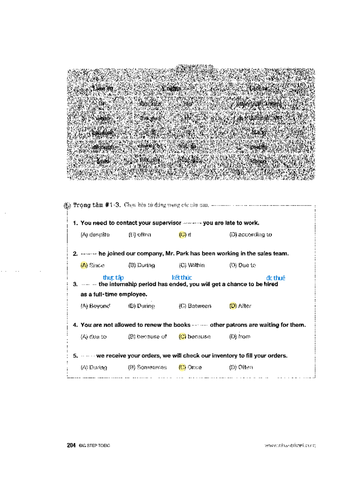 Unit 12 - Vocabulary & Grammar Practice for English Proficiency - Studocu