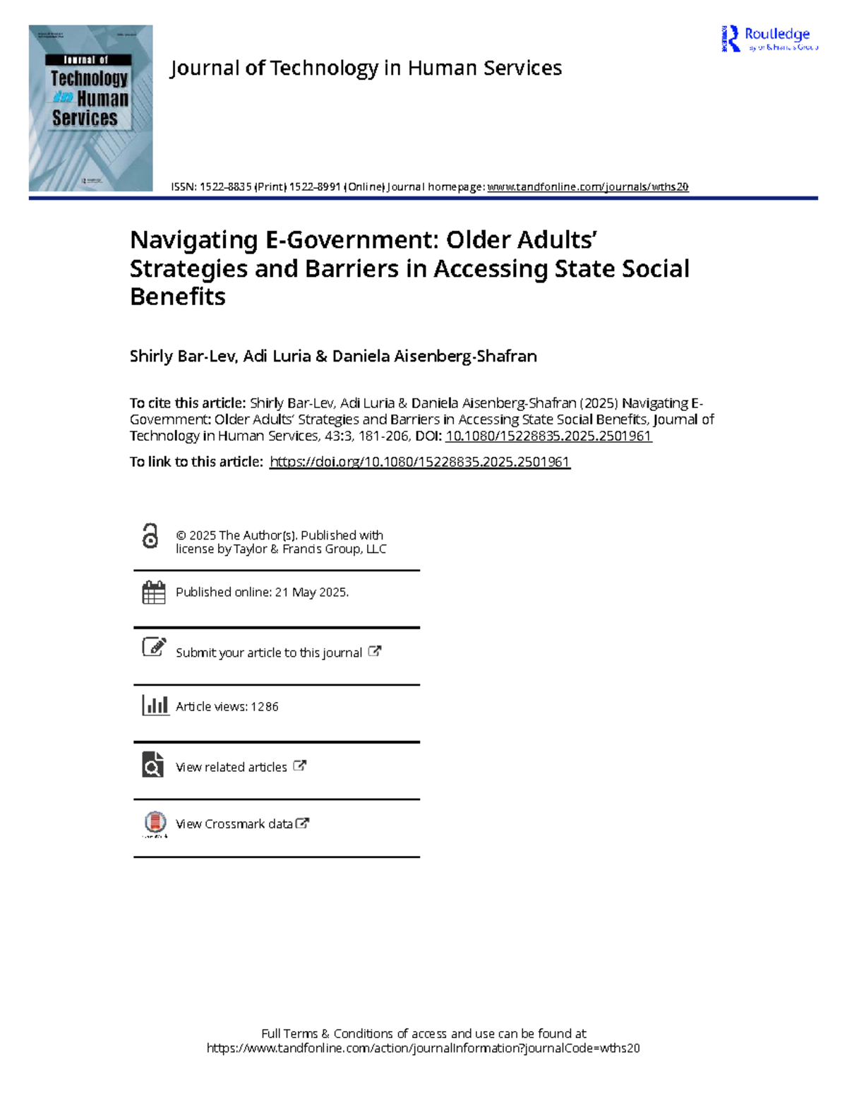 Navigating E-Government: Strategies & Barriers for Older Adults in ...