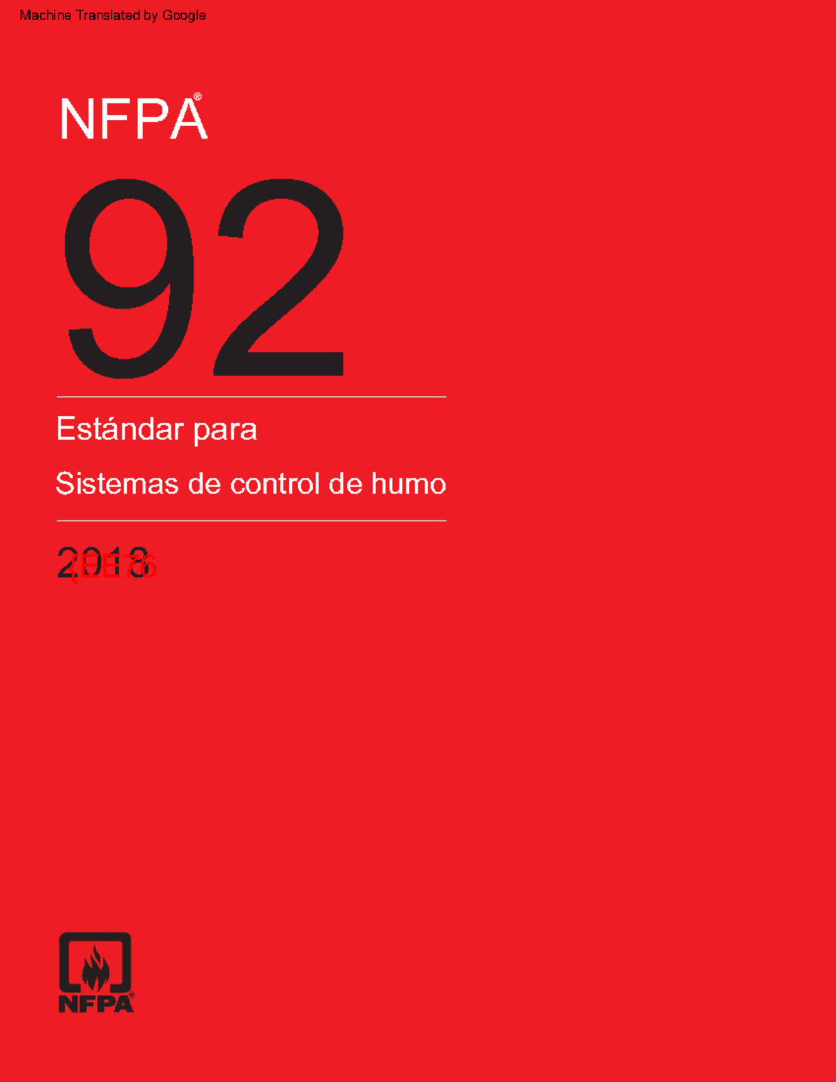 NFPA 92: Estándar para Sistemas de Control de Humo - Edición 2018 - Document Preview