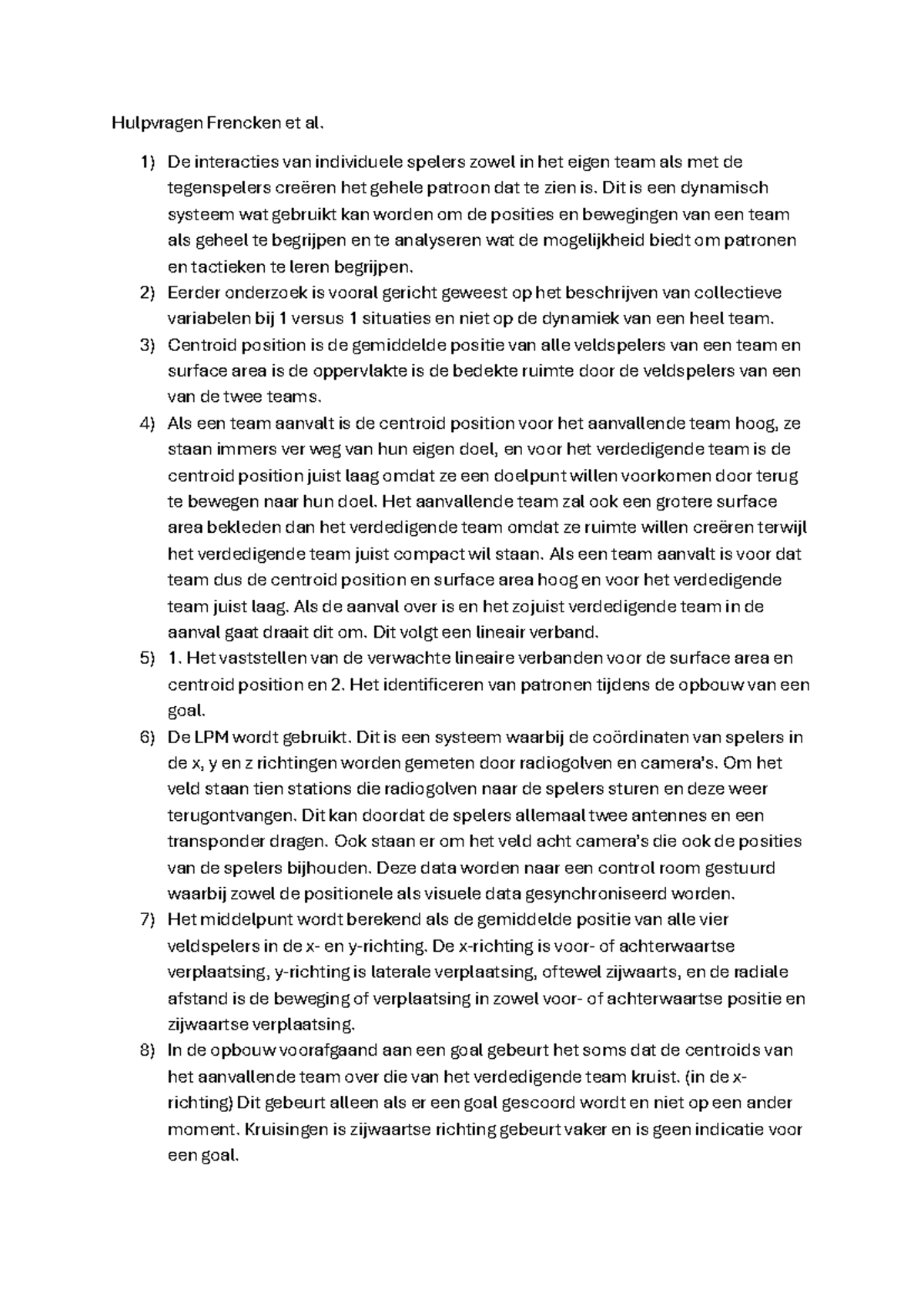 Hulpvragen Frencken et al. - Dynamiek van Teaminteracties en ...