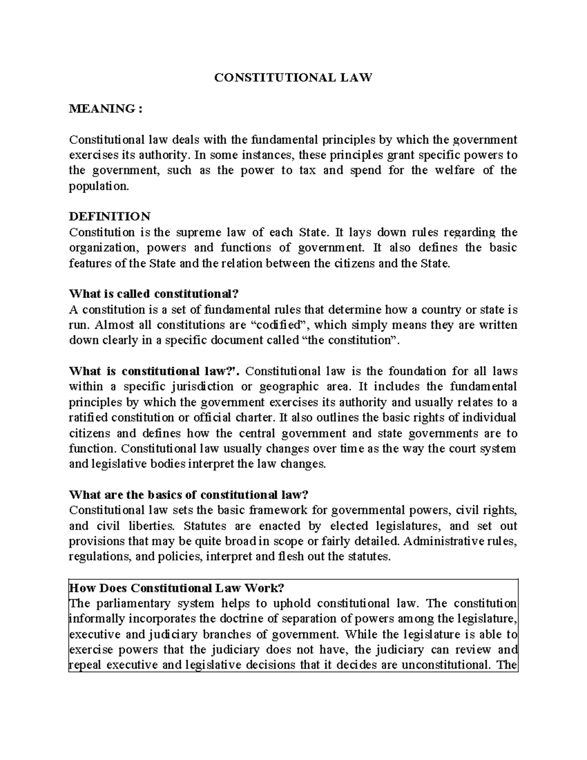 CONTRACT LAW NOTES: Key Principles and Applications in Legal Framework ...