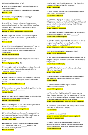 LET General Education Reviewer 2023 - MARCH 2023 GENERAL EDUCATION ...