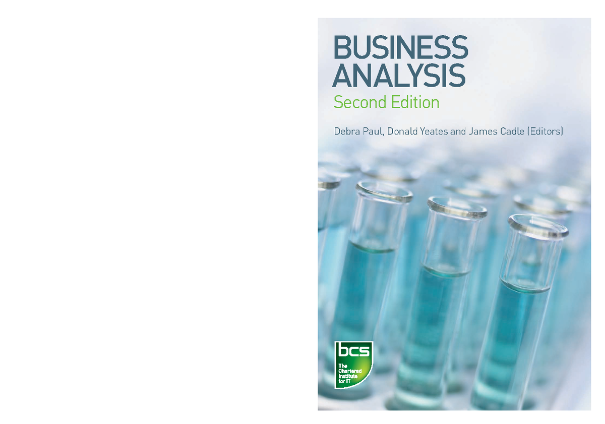 Business Analysis Second Edition (BA - BCS) Study Guide and Overview ...