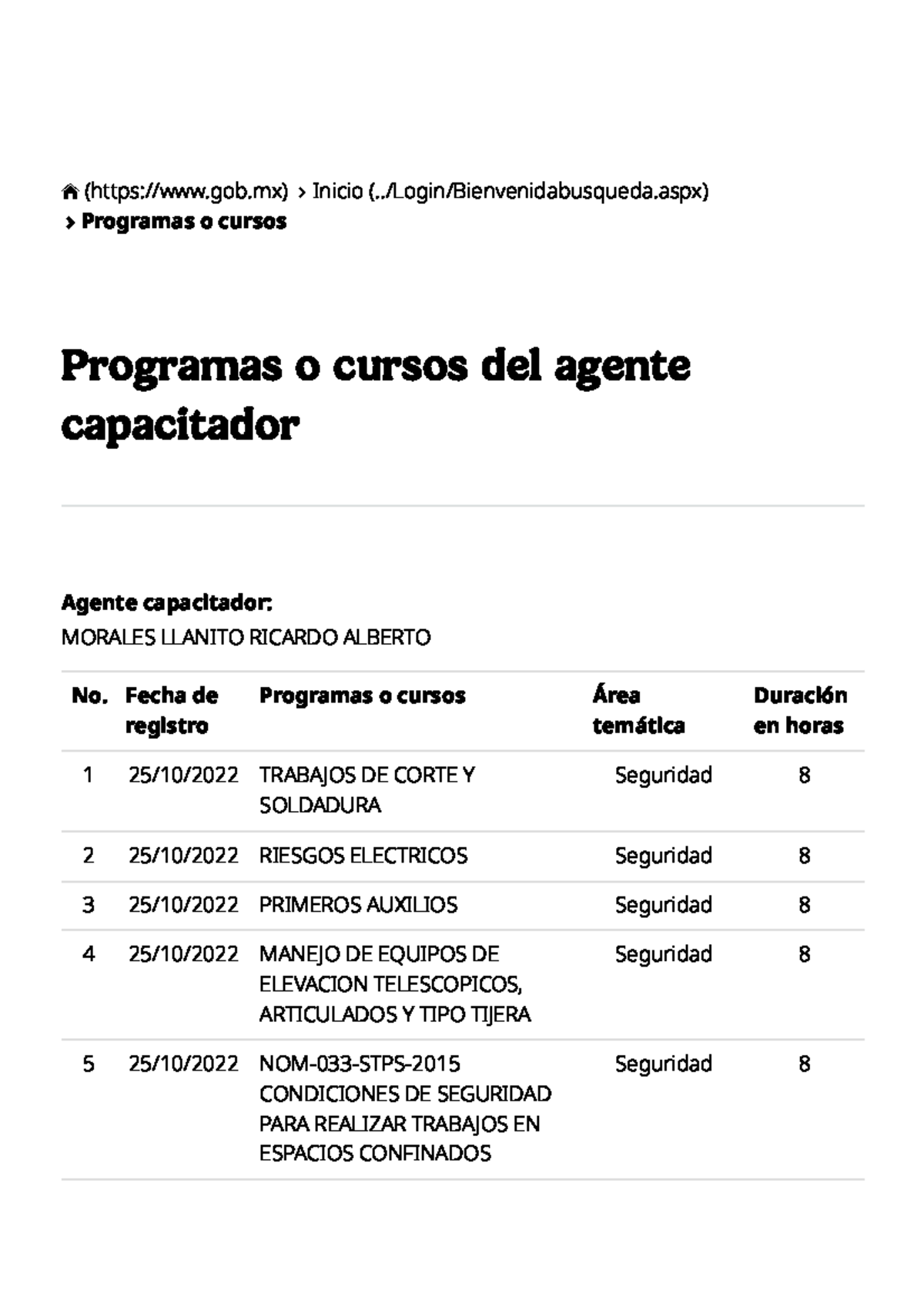 Programas de Capacitación en Seguridad y Salud Laboral - Studocu