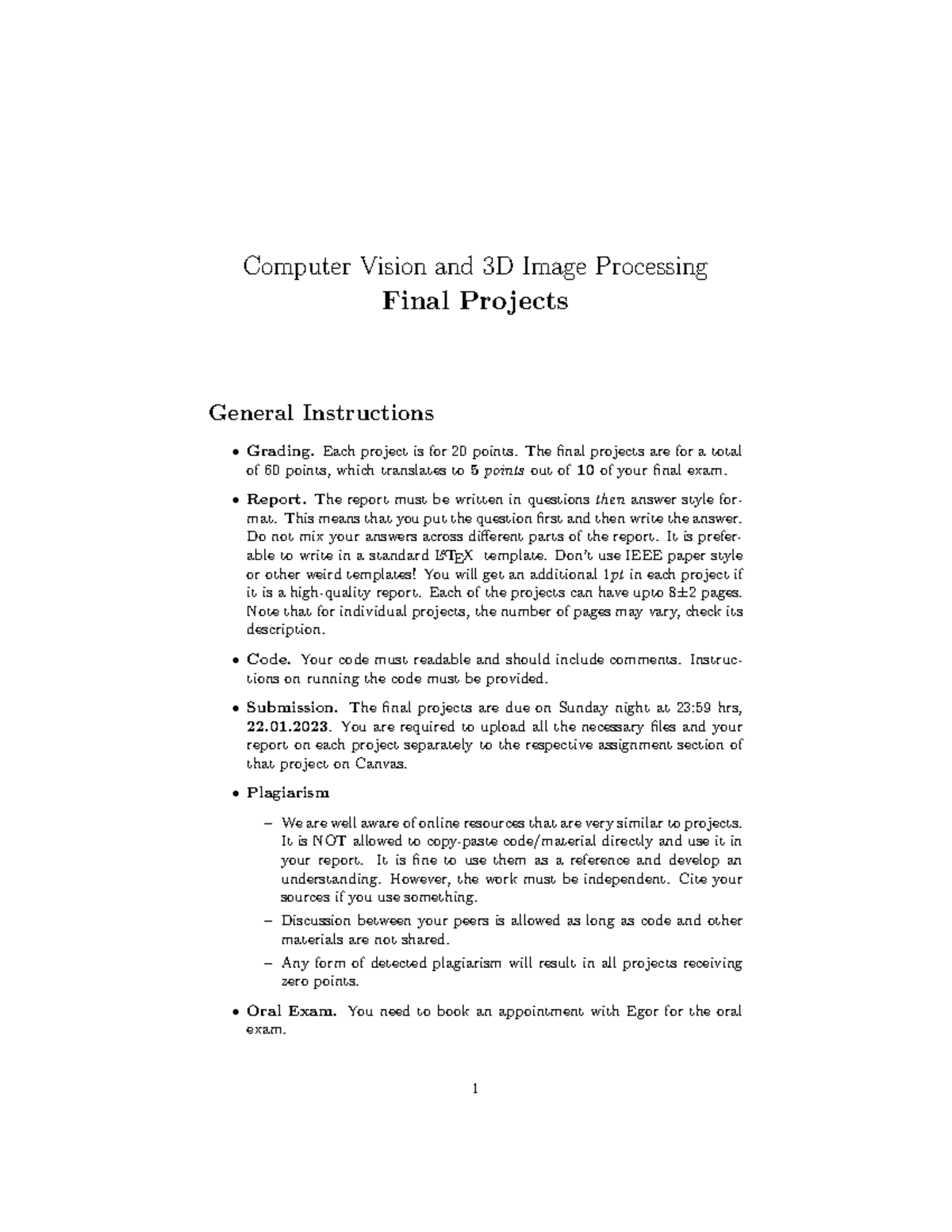 Final Projects for Computer Vision & 3D Image Processing (CV3D ...