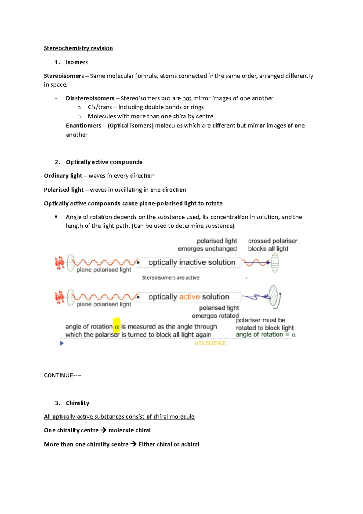 Stereochemistry revision - Stereochemistry Same molecular formula ...