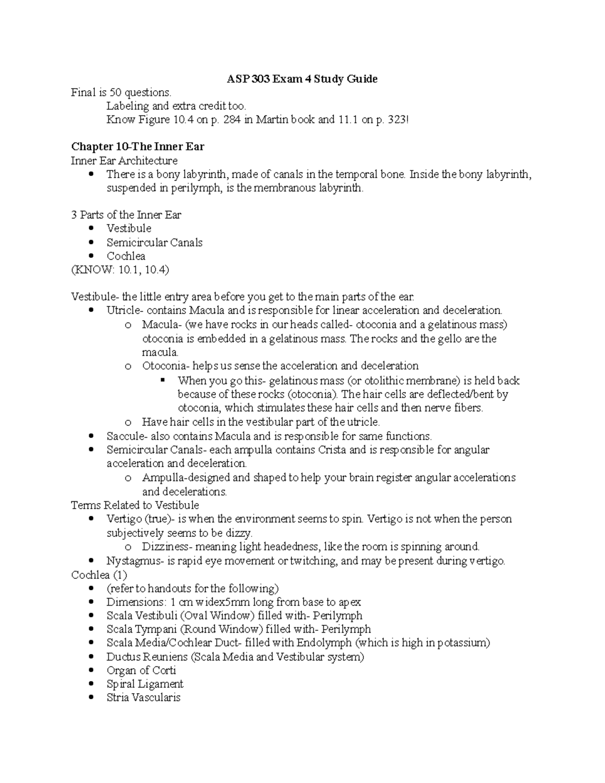 ASP 303 Exam 4 Study Guide - ASP 303 Exam 4 Study Guide Final is 50 ...