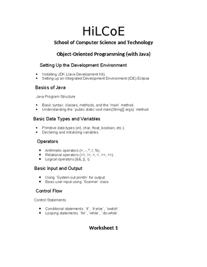 Revised Java OOP Notes: Chapter 2 - Classes & Objects (CS101) - Studocu