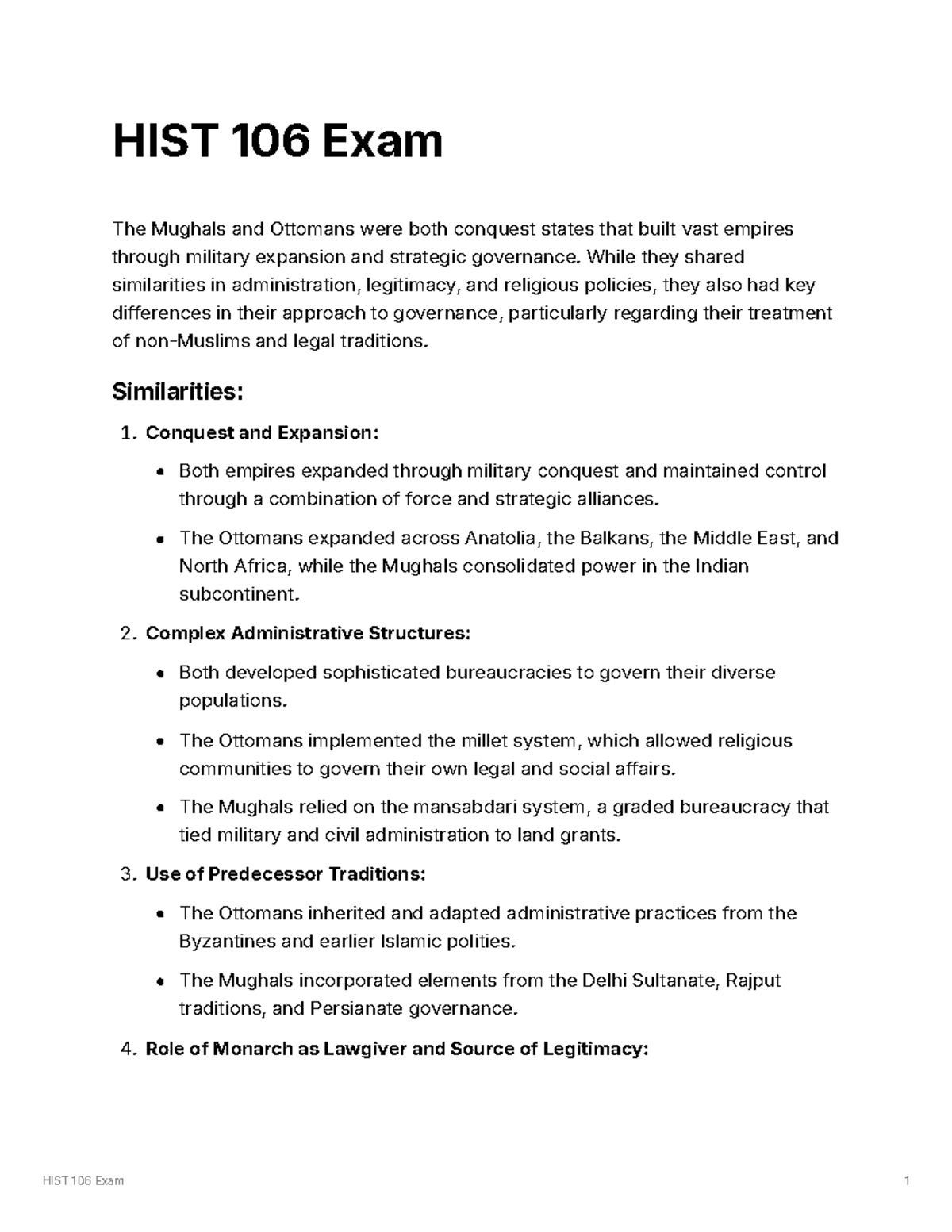 HIST 106 Exam - The Making of The Modern World (Hist 106) - HIST 106 ...