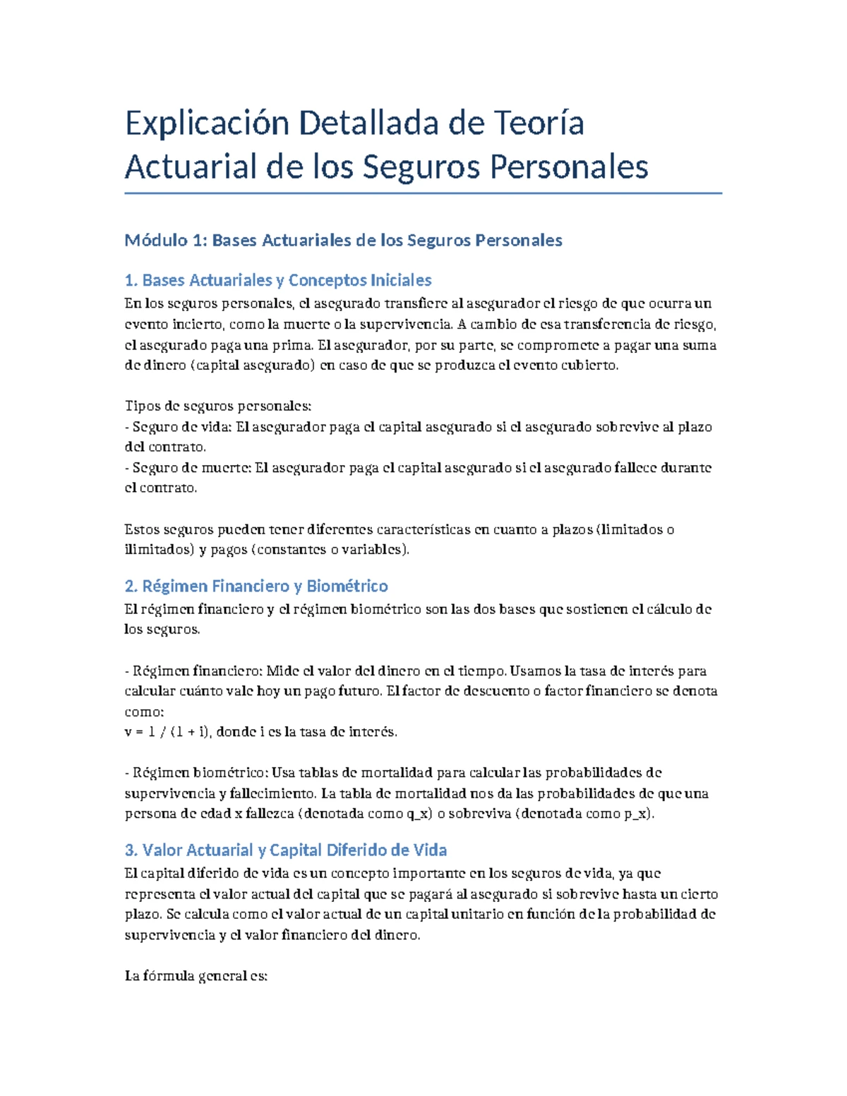 Resumen de Derecho de los Seguros - 1er Parcial - Studocu