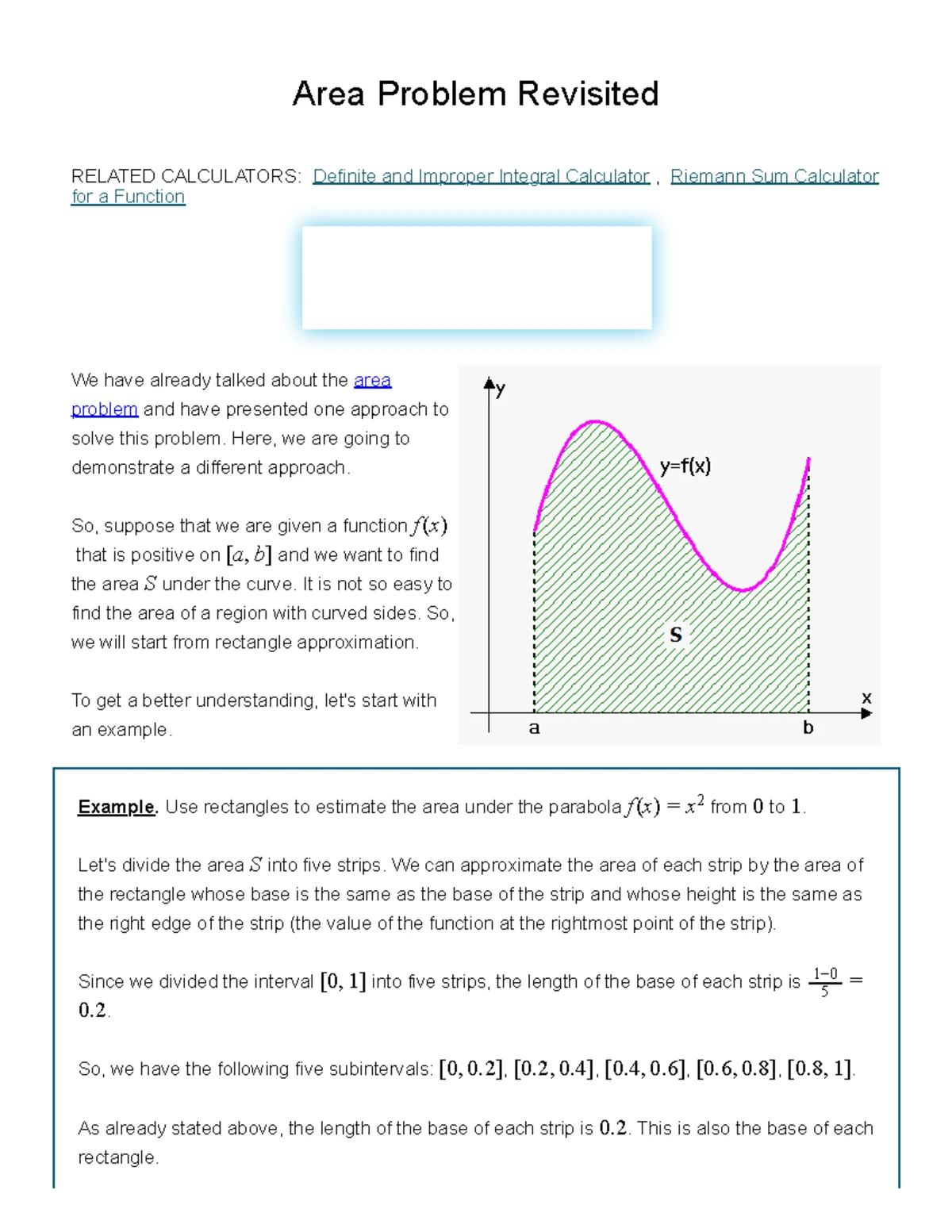 Simpson's Rule: Area Approximation Using Parabolas in Calculus - Studocu