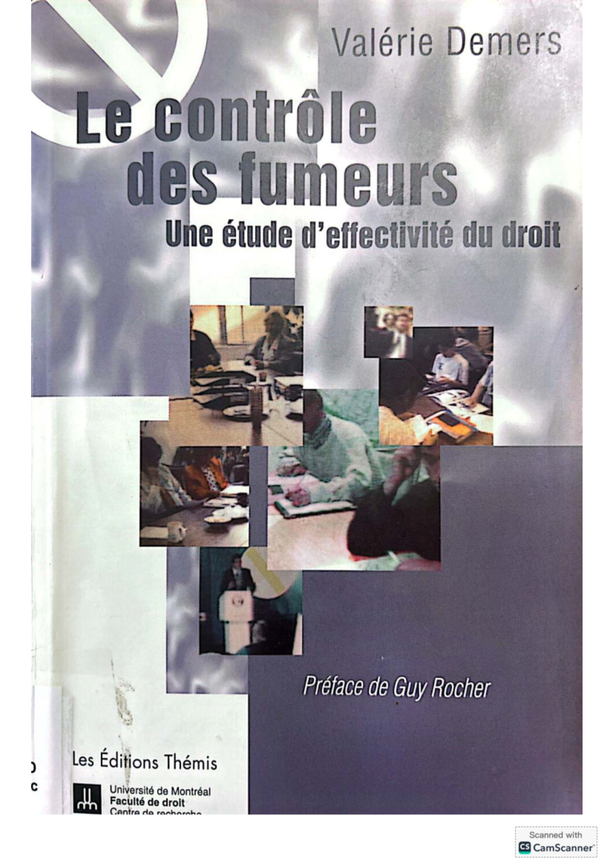 Étude de l'Effet du Droit sur le Contrôle des Fumeurs (DROIT 101) Studocu — free download