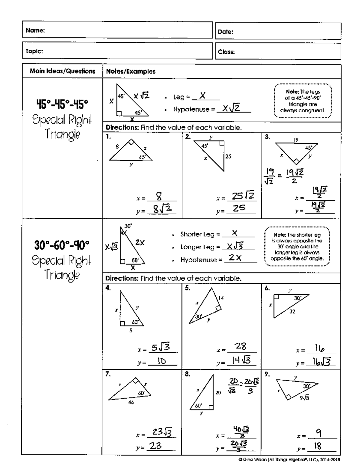 MATH 101 - HW#2 Notes: Perimeter & Speed Calculations - Studocu