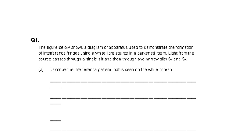 Waves: Interference Patterns, Optical Fibres, and Special Relativity ...
