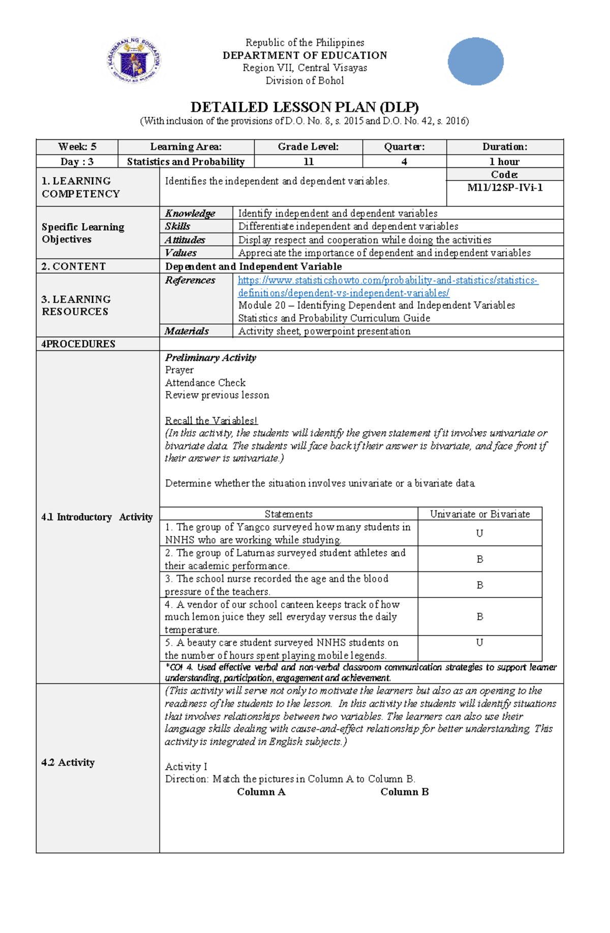 DLP: Understanding Dependent and Independent Variables in Statistics ...