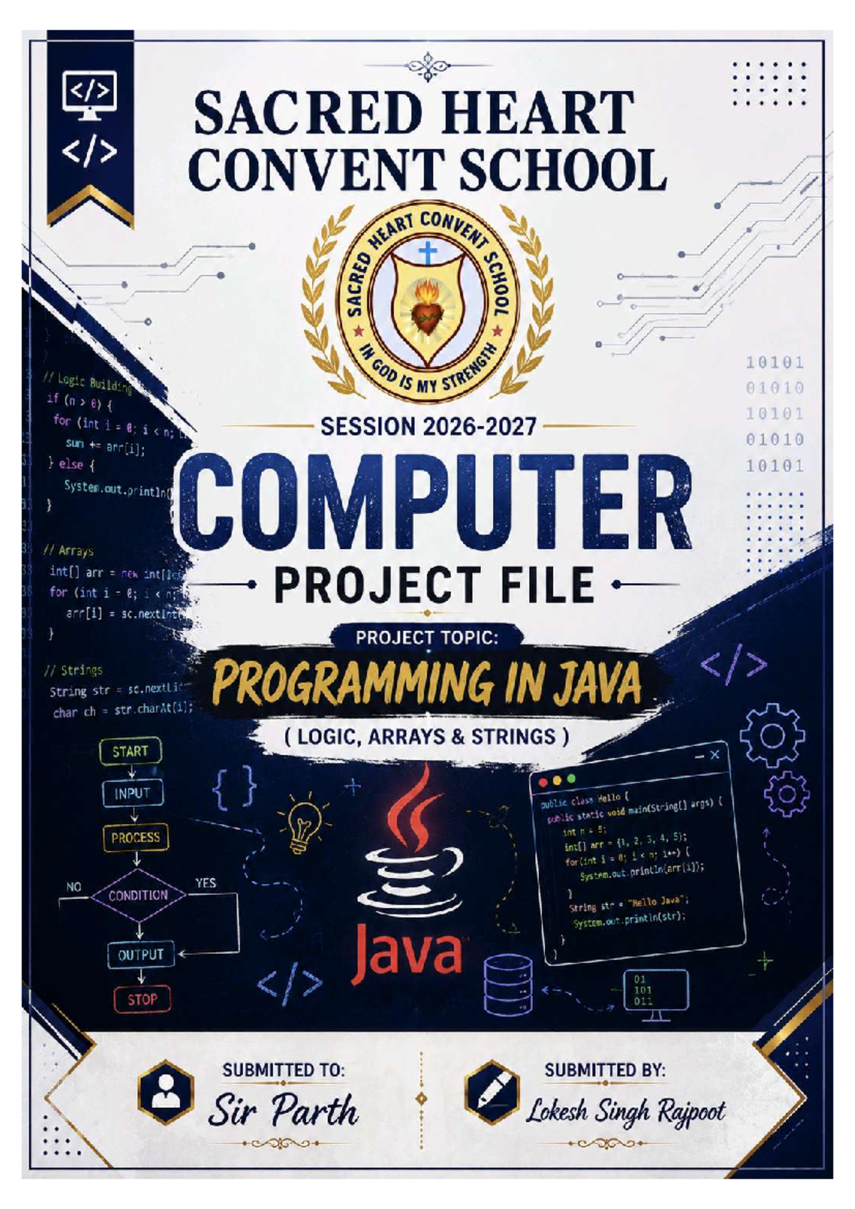 Java Programming Project: Logic, Arrays & Strings (10101) - Studocu
