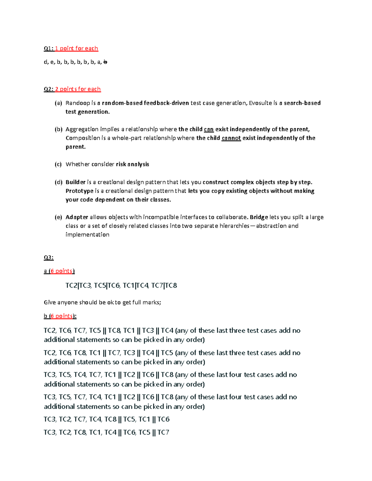 CS101: Sample Solution for Q1-Q6 Exam Questions - Studocu