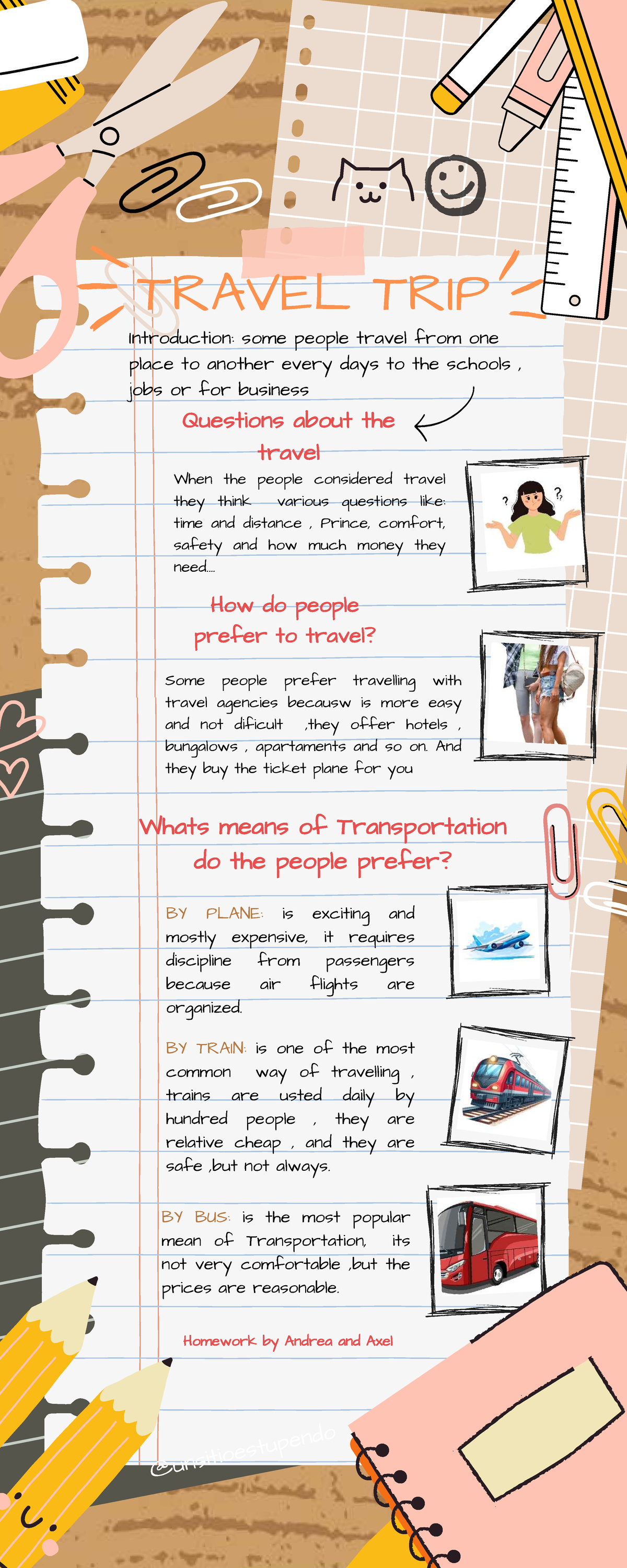TRAVEL TRIP: Homework for Workshop - Tarea de Inglés Uno - Studocu