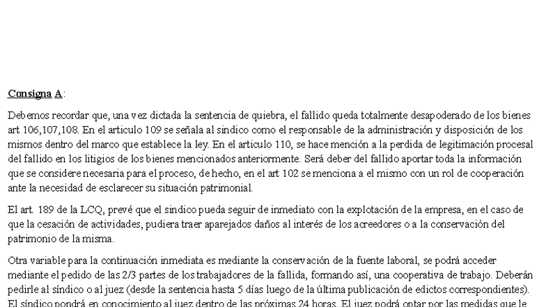 TP3 Cy Q: Informe sobre Continuidad de la Empresa Fallida y Propuestas ...