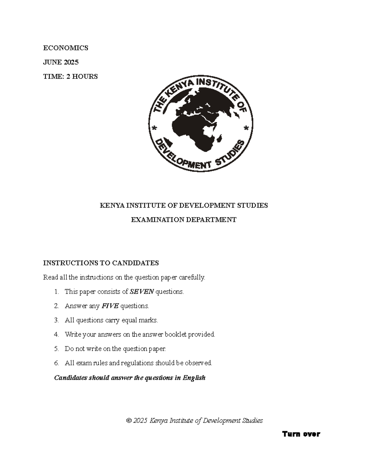 ECON 2025 Final Exam: Key Concepts in Economics and Demand Analysis ...