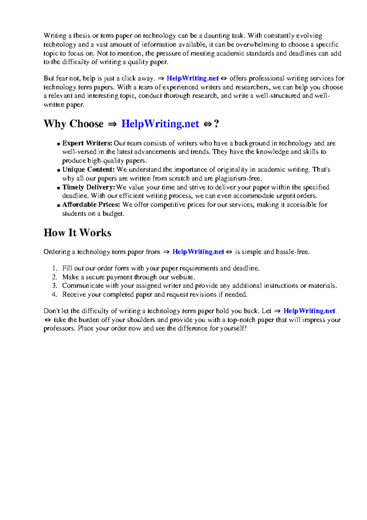 Technology term paper topics - Writing a thesis or term paper on ...