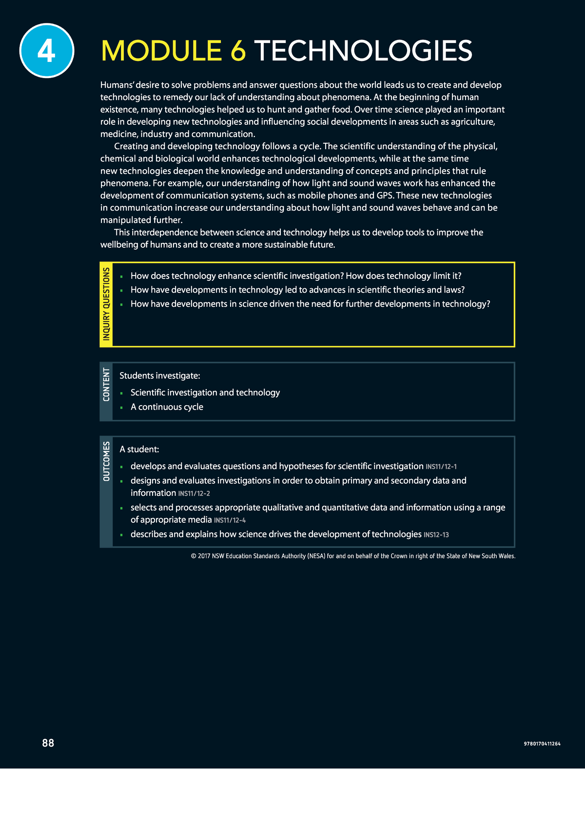 Module 6: The Interplay of Science and Technology in Problem Solving ...