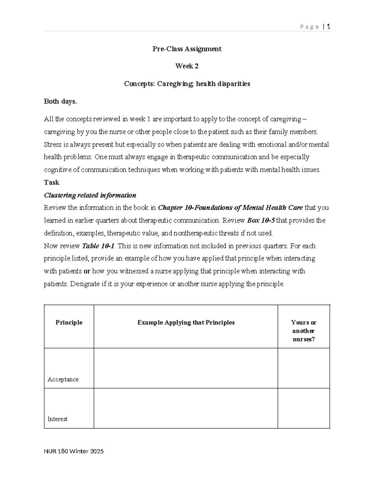 Week 2 Pre-Class Assignment Winter 2025 - Pre-Class Assignment Week 2 ...