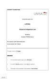 LCP4801 - Unisa - International law - Studocu