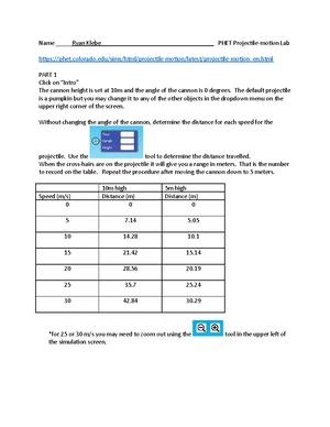 PHET Torque (Completed) - Physics Web Quest: Torque Name ...